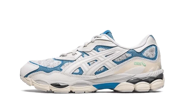 נעלי אסיקס | Asics Gel-NYC White Dolphin Blue