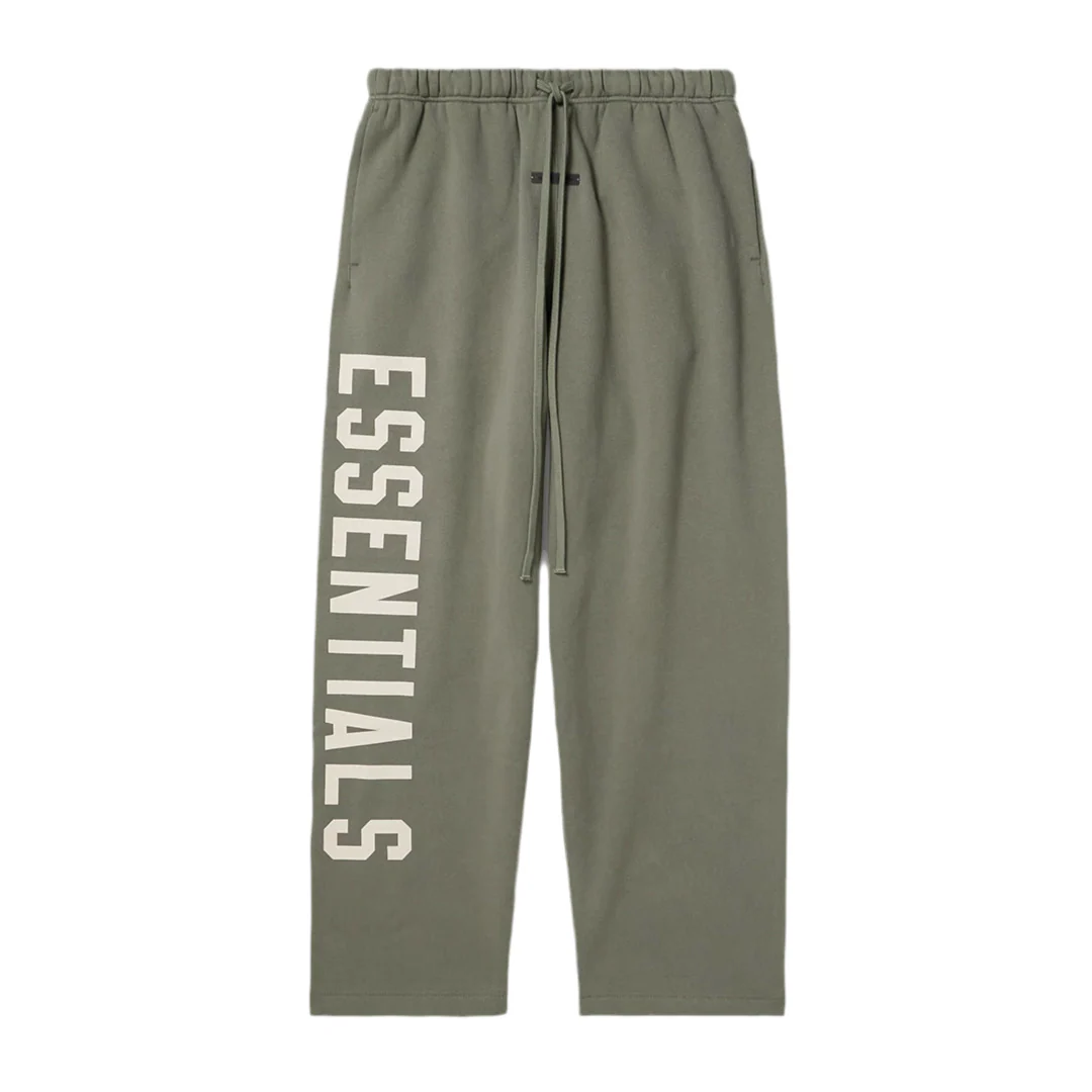 Fear of God ESSENTIALS Green Lounge Fleece Sweatpants