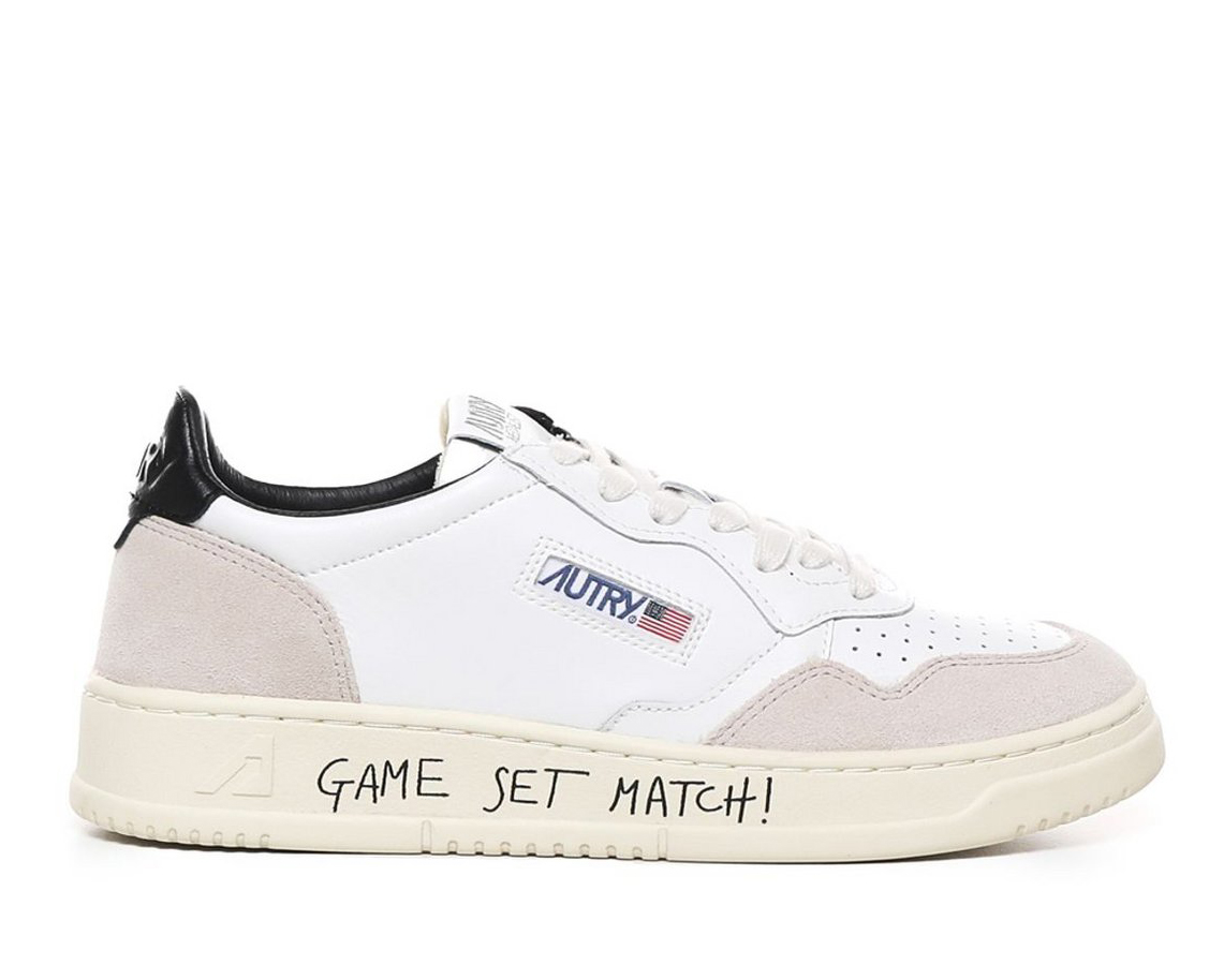 Autry Medalist Slogan Printed Low-Top Sneakers